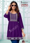 Aashini 3 By Sangeet Rayon Embroidery Ladies Top Exporters In India